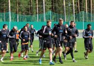 Тренировка «Урала» перед матчем с «Оренбургом»