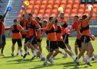 Тренировка перед игрой 29 тура ТИНЬКОФФ РПЛ