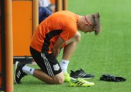 Подготовка команды к заключительному матчу сезона